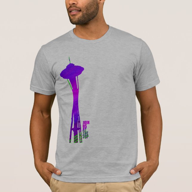Camiseta Consiga levantado (Anverso)