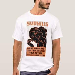 Camiseta Consiga su análisis de sangre WPA 1938