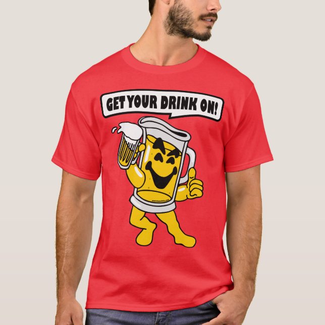 CAMISETA CONSIGA SU BEBIDA ENCENDIDO (Anverso)