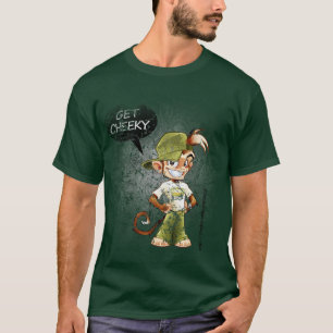 Camiseta Consiga su mejilla encendido
