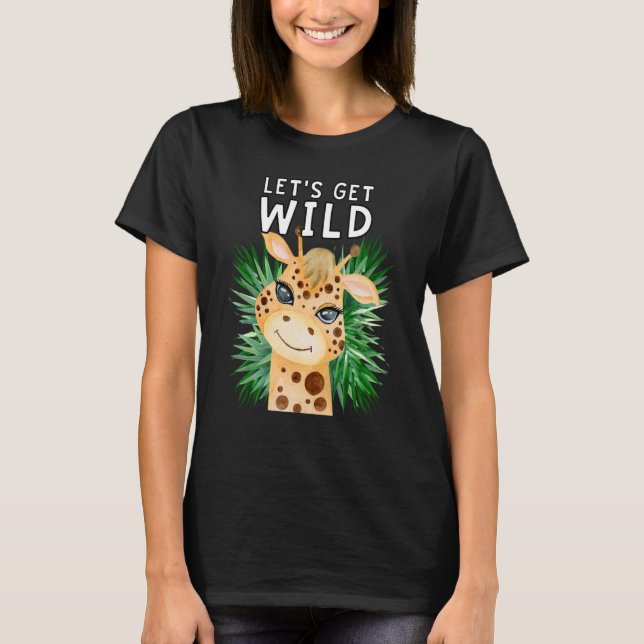 Camiseta Consigamos a los animales salvajes del zoológico S (Anverso)