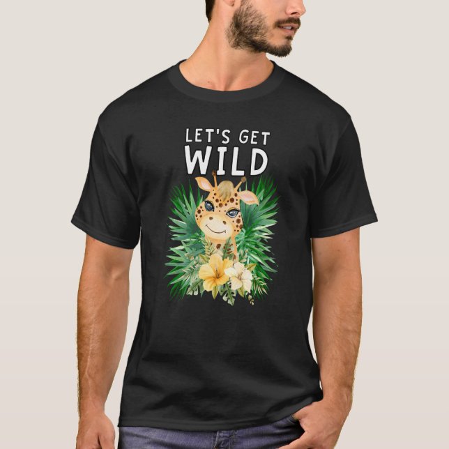 Camiseta Consigamos a los animales salvajes del zoológico S (Anverso)
