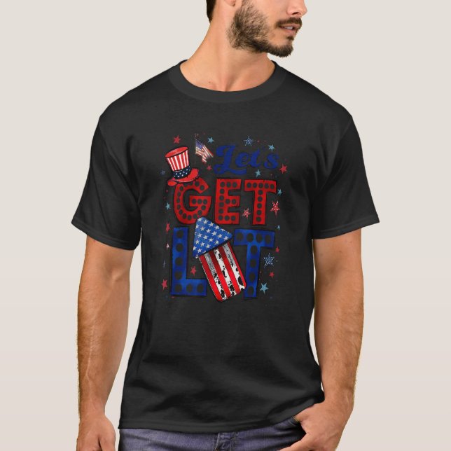 Camiseta Consigamos el Día de la Independencia Iluminada 4  (Anverso)