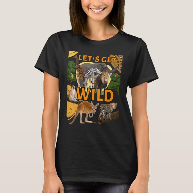 Camiseta Consigamos el Día de los Fiestas Safari de Animale (Anverso)