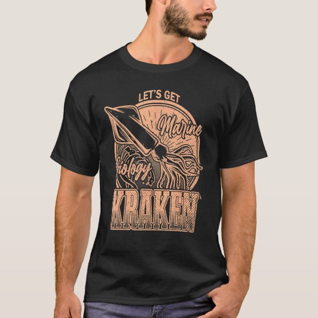 Camiseta Consigamos el Océano marino Kraken Squid (Anverso)
