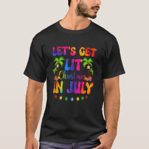 Camiseta Consigamos Navidades Iluminados En Julio Santa Hat
