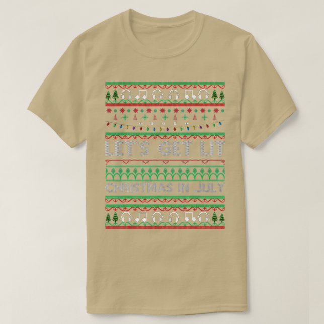Camiseta Consigamos Navidades livianos en julio navidades d (Diseño del anverso)