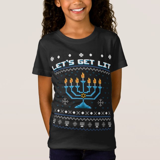 Camiseta Consigamos un árbol de Navidad liviano (Anverso)
