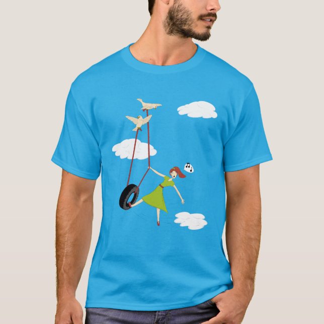 Camiseta Consigo alto con una poca ayuda de mis amigos (Anverso)