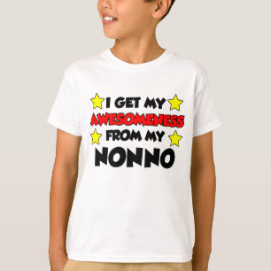 Camiseta Consigo mi Awesomeness de mi Nonno