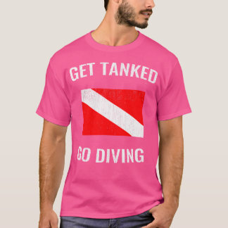 Camiseta Consigue Tanques Ir Buceando Divertido Buceo Scuba