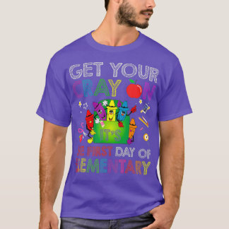 Camiseta Consigue Tu Crayon Es El Primer Día De La Prisión
