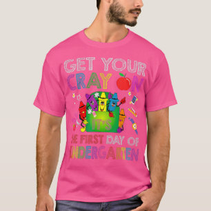 Camiseta Consigue Tu Crayon Es El Primer Día De Un Regalo A