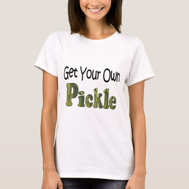 Camiseta Consigue Tu Propio Pepino (Anverso)