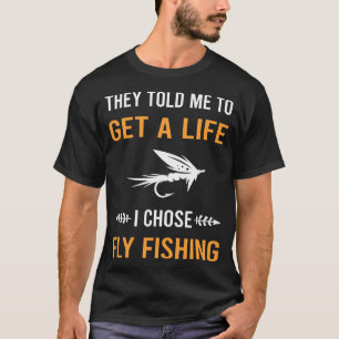 Camiseta Consigue una vida pesca con mosca