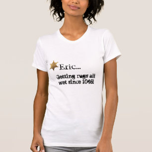 Camiseta "Consiguiendo las mantas todo mojadas… "