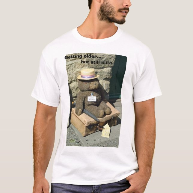 Camiseta Consiguiendo más viejo, pero aún lindo (Anverso)