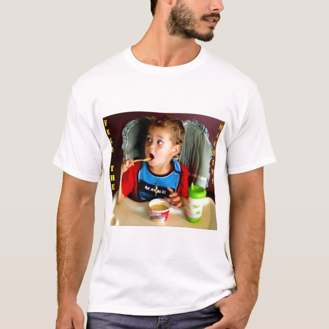 Camiseta Consiguió alimentar la máquina (Anverso)
