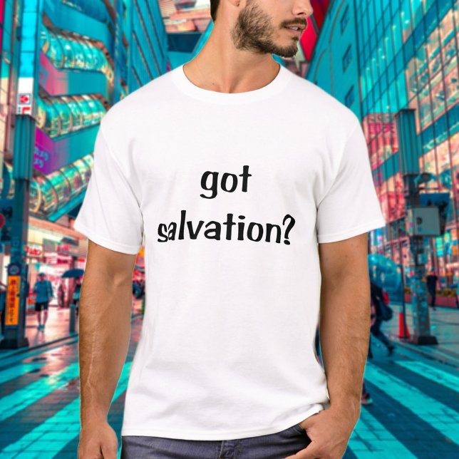 Camiseta Consiguió la salvación del rey James Bible Evangel (Subido por el creador)