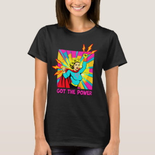 Camiseta Consiguió que las mujeres poderosas del Chica de p