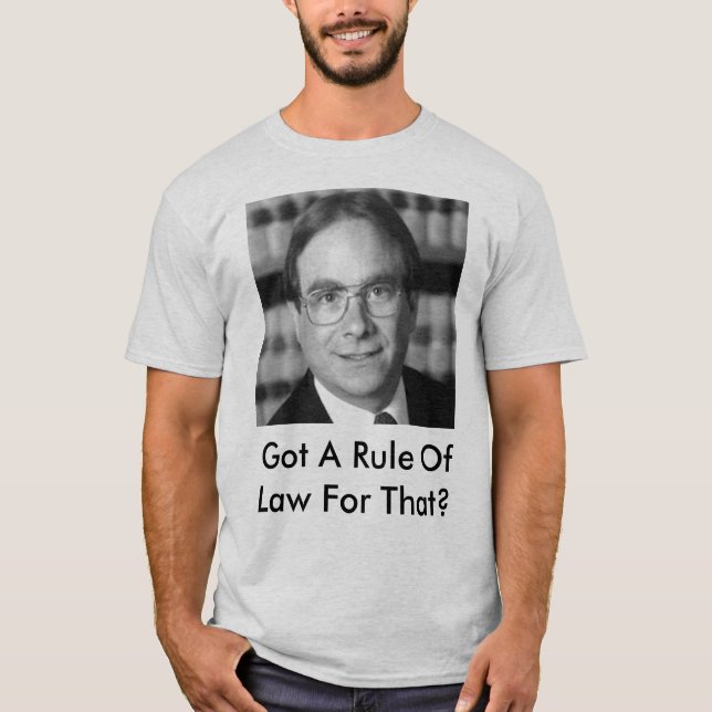 Camiseta ¿Consiguió un Estado de Derecho para eso? (Anverso)