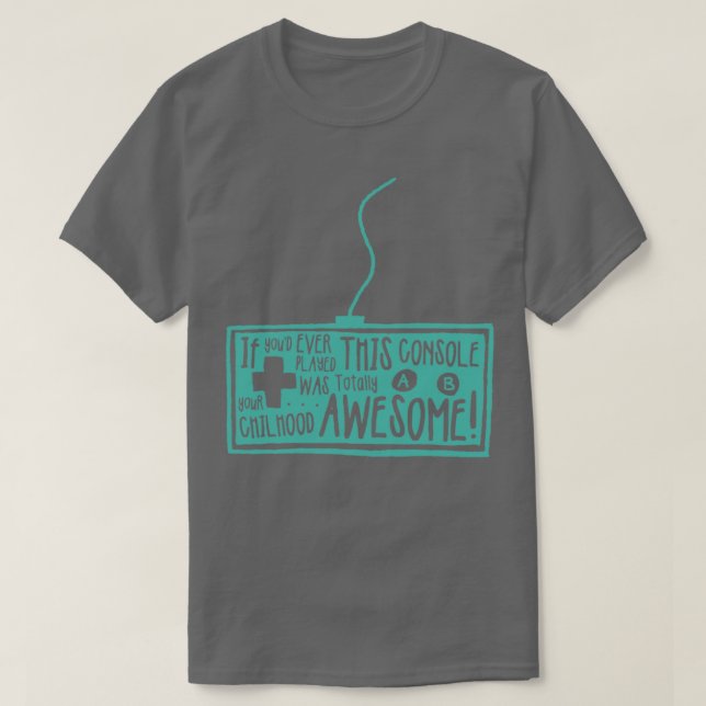 Camiseta consola (Diseño del anverso)