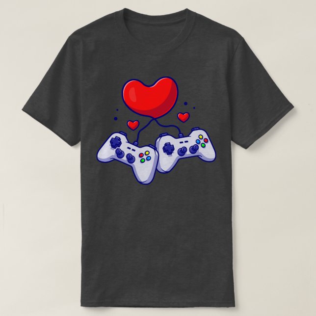Camiseta Consola con Personalizado cardiaco (Diseño del anverso)