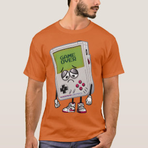 Camiseta Consola de 8bit de Game Over Retro