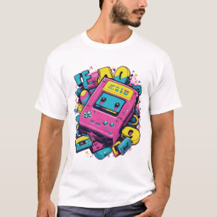 Camiseta Consola de juego Cute Retro 90   Juego de vintage