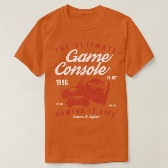 Camiseta Consola de juegos (Diseño del anverso)