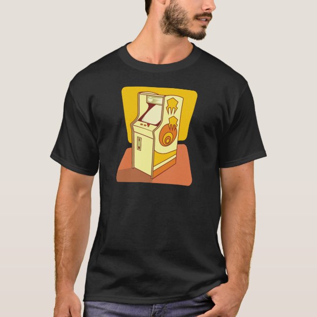 Camiseta Consola de juegos de arcade de carteles (Anverso)