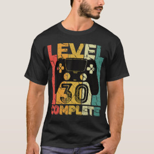 Camiseta Consola de juegos de hombre PS5 nivel de 30 cumple