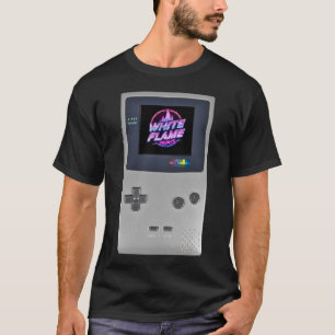 Camiseta Consola de juegos portátil de PLATA Retro 90s Game