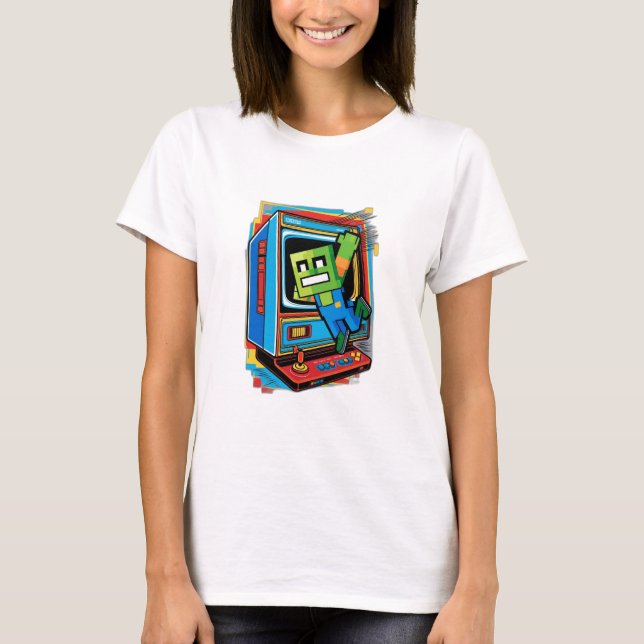 Camiseta Consola de juegos Retro (Anverso)