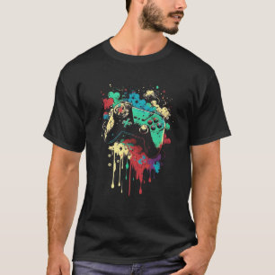 Camiseta Consola de juegos Retro de consola de juegos de ga