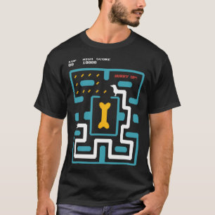 Camiseta Consola de juegos retro videojuego perro arcade de