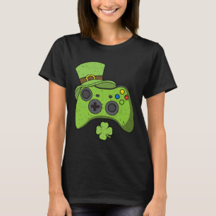 Camiseta Consola de videojuegos Día de San Patricio Niños J