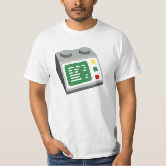 Camiseta Consola informática del ladrillo del juguete
