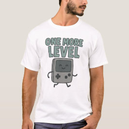 Camiseta Consola portátil retro linda "Un nivel más"