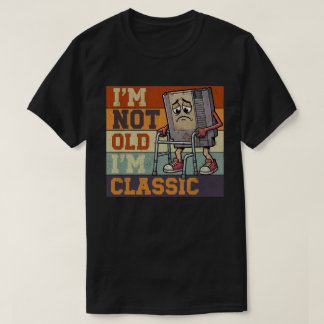 Camiseta Consola Retro de Juegos No Soy Viejo Soy Clásico D