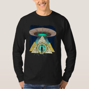 Camiseta Conspirac alienígena de la Pirámide egipcia de los
