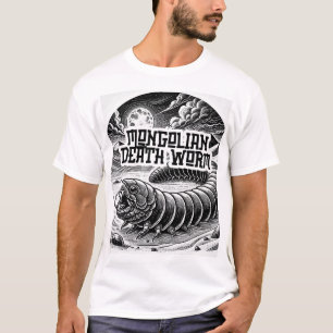 Camiseta Conspiración Criptica - El gusano de la muerte mon