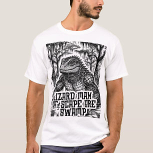 Camiseta Conspiración críptica - El hombre lagarto del fueg