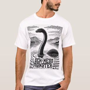 Camiseta Conspiración Criptica - Monstruo de Loch Ness