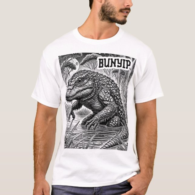Camiseta Conspiración criptográfica - Bunyip (Anverso)