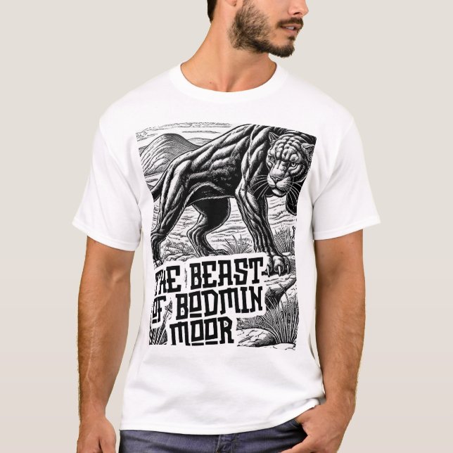 Camiseta Conspiración criptográfica - La bestia de Bodmin M (Anverso)