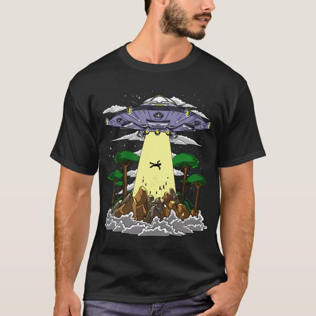 Camiseta Conspiración de Abducción Alien (Anverso)