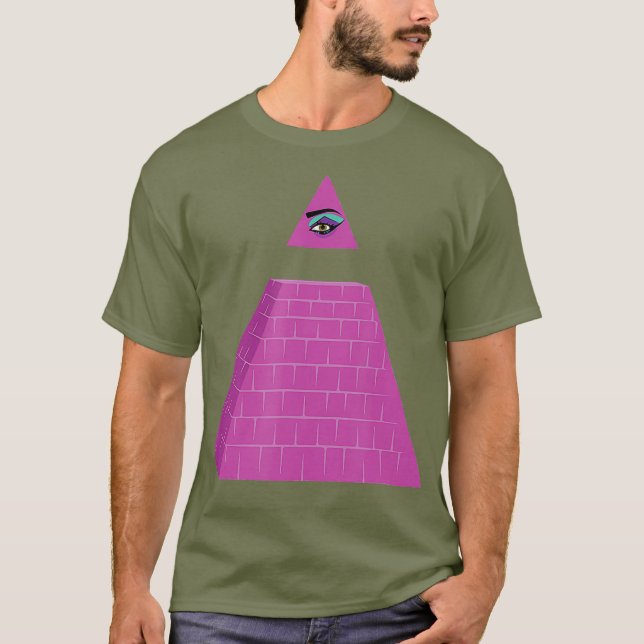 Camiseta Conspiración de Drag Illuminati - Divertida traves (Anverso)