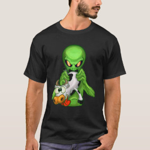 Camiseta Conspiración de Invasión Ovni Abducción Alien Comi