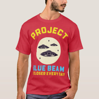 Camiseta Conspiración de la viga azul del proyecto TShirt